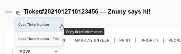 Copy Ticket Number Image